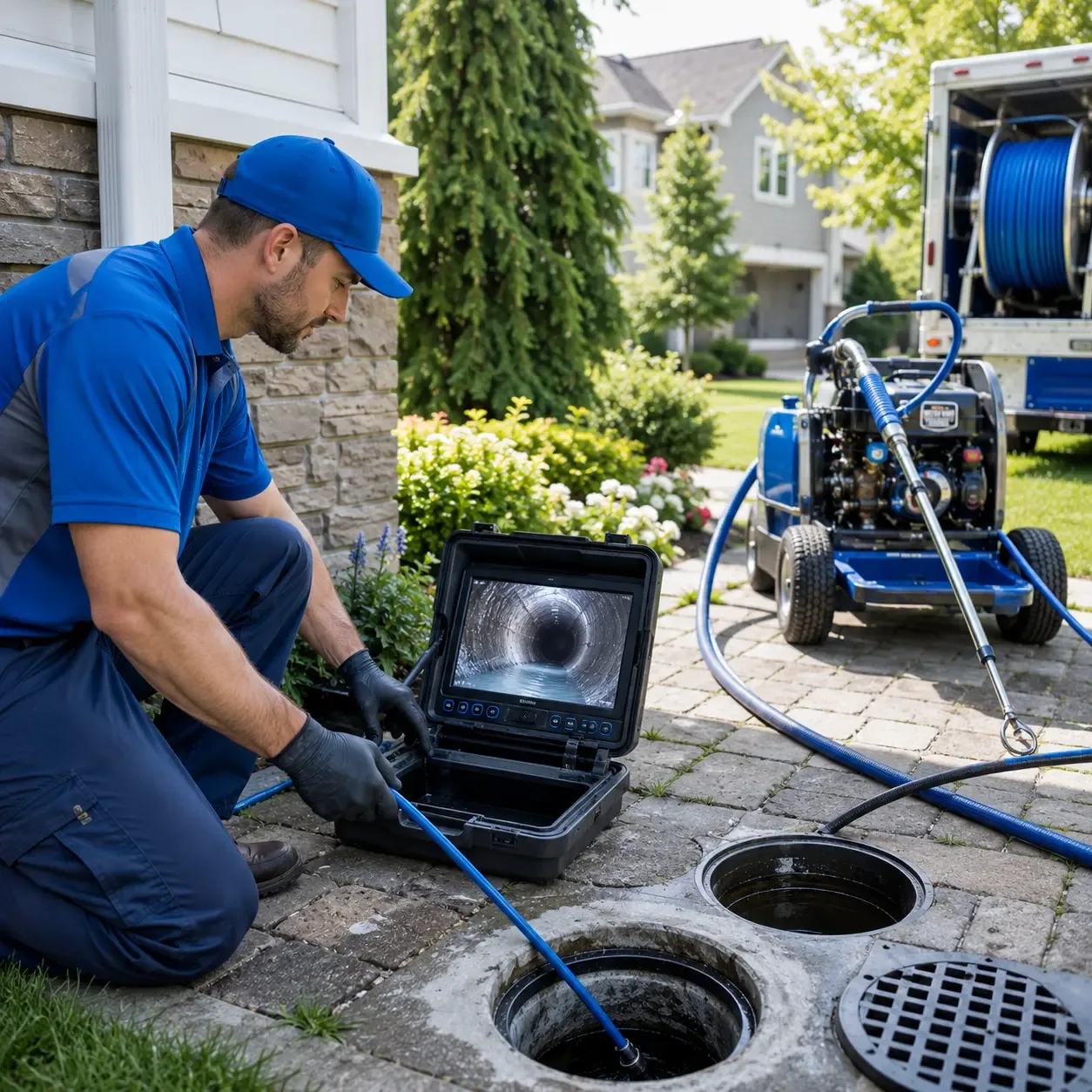 Outdoor drain cleaning professionals serving Hornbeak, TN